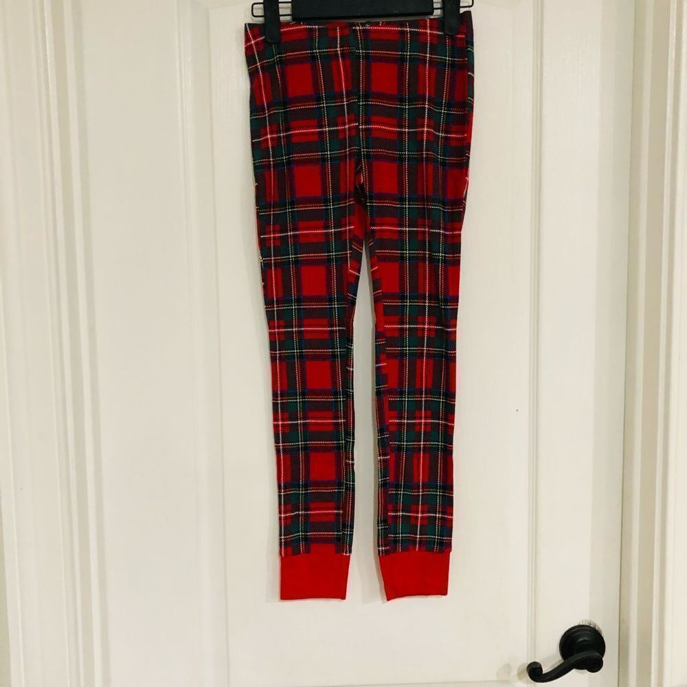 Brand New Old Navy Plaid Christmas Pajama‎ Bottom Size Large (10) Unisex Kids